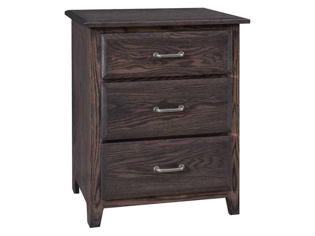 Amish Furniture of NE Eckenridge 3 Drawer Nightstand – 24½”W