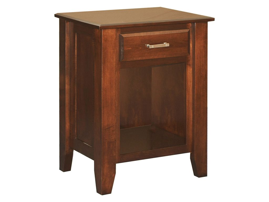 Amish Furniture of NE Ashton 1 Drawer Open Nightstand