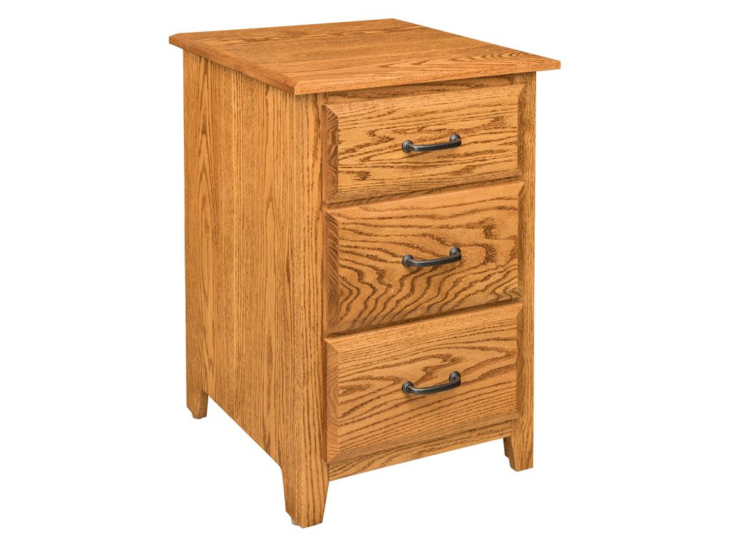 Amish Furniture of NE Eckenridge 3 Drawer Nightstand