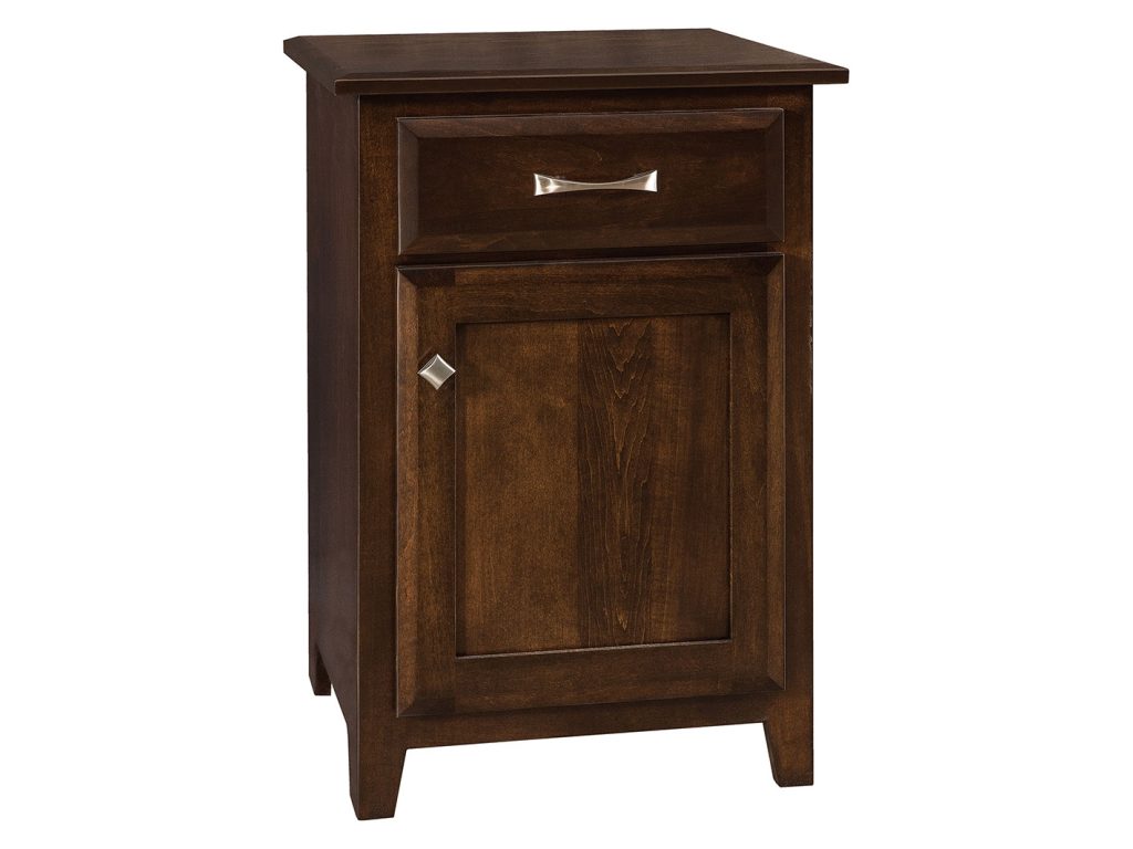 Amish Furniture of NE Eckenridge 1 Drawer 1 Door Nightstand Drawer Nightstand