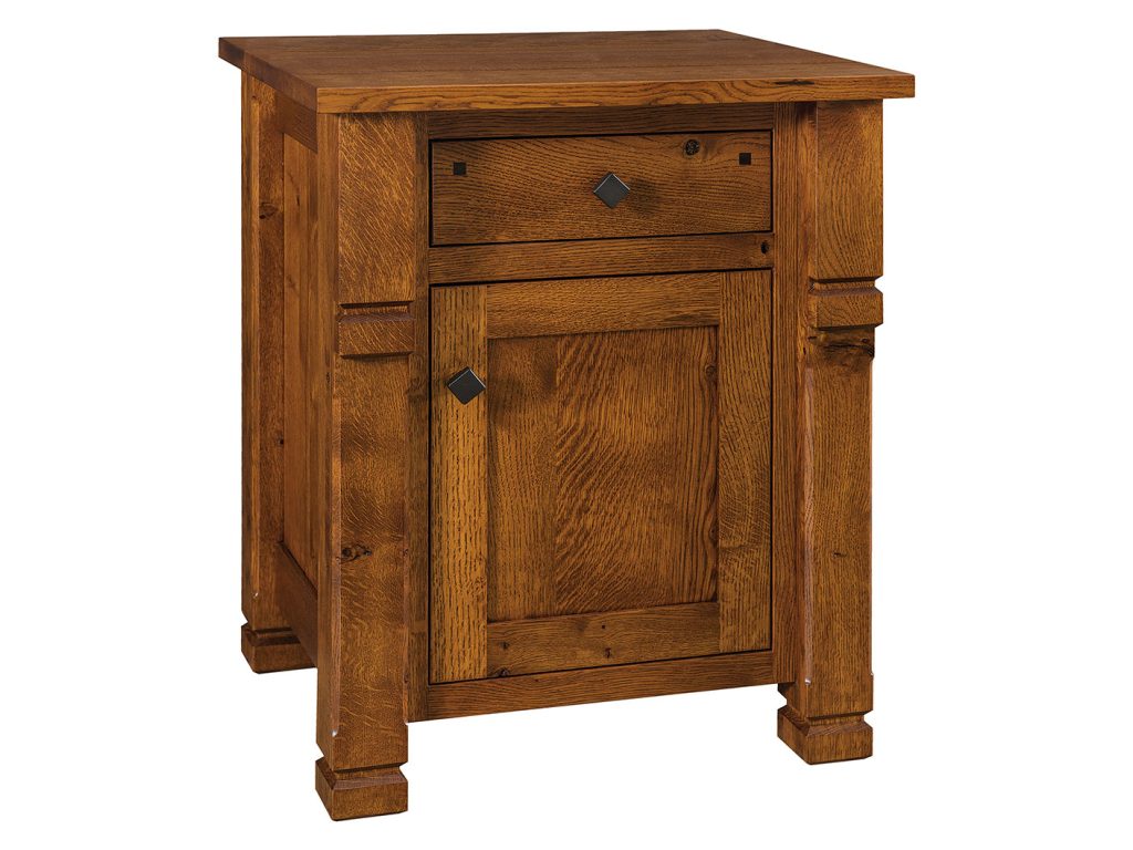 Brockport 1 Door 1 Drawer Nightstand