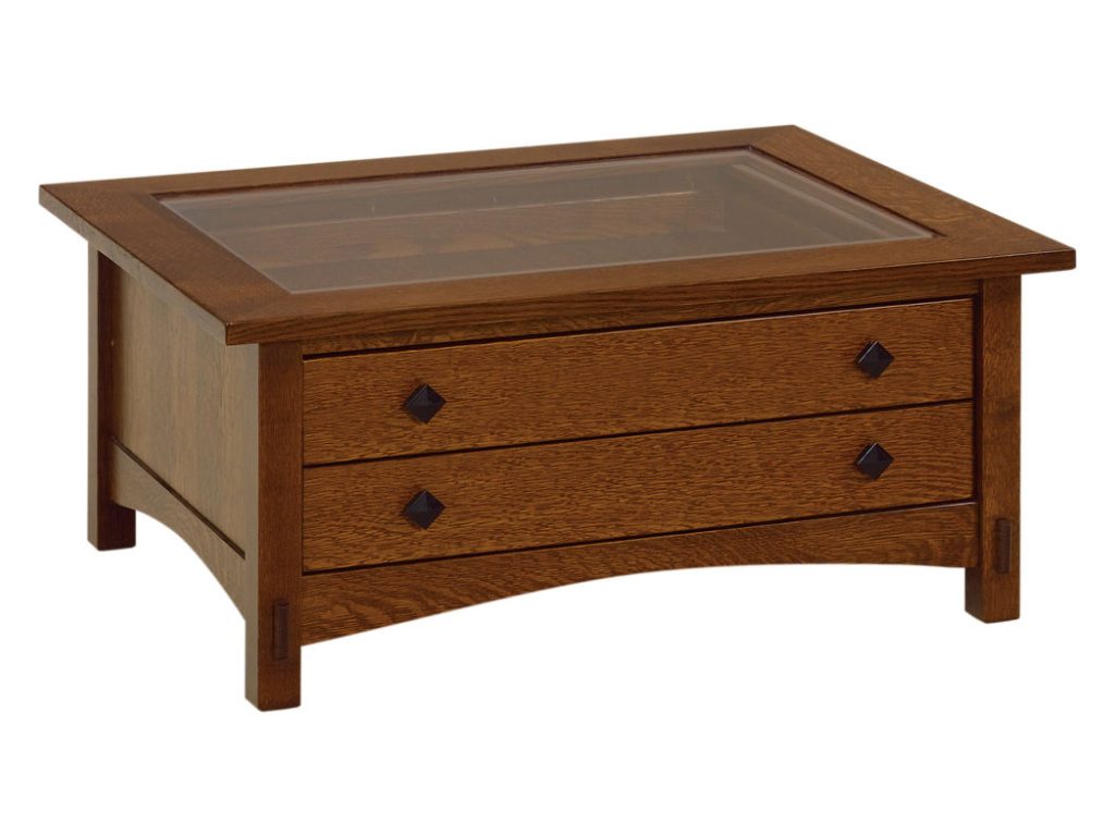 Amish Furniture of NE Springhill Glass Top Coffee Table Table Top