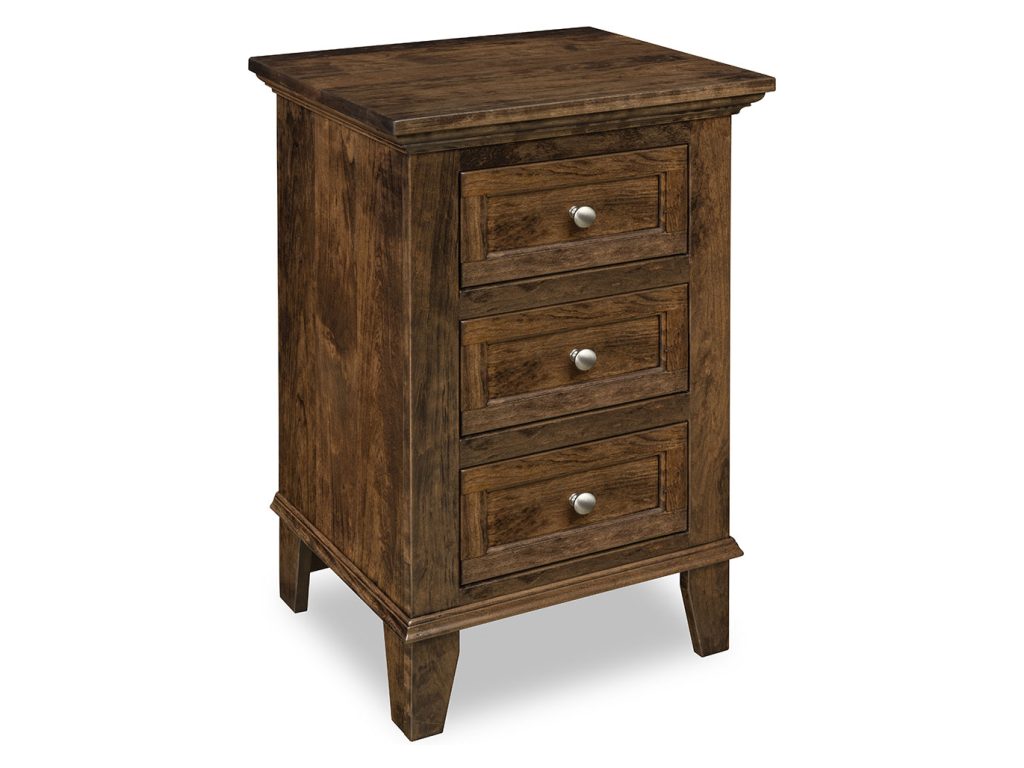Amish Furniture of NE Arlington 3 Drawer Nightstand