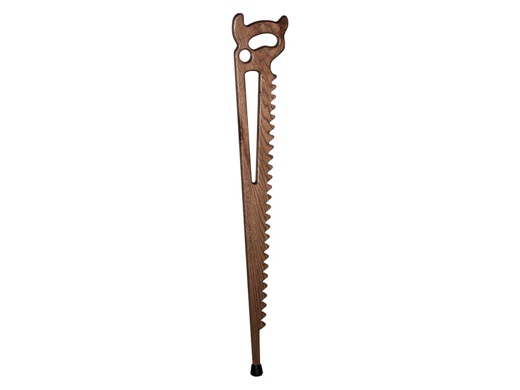 Hand Saw Cane Decorative Object