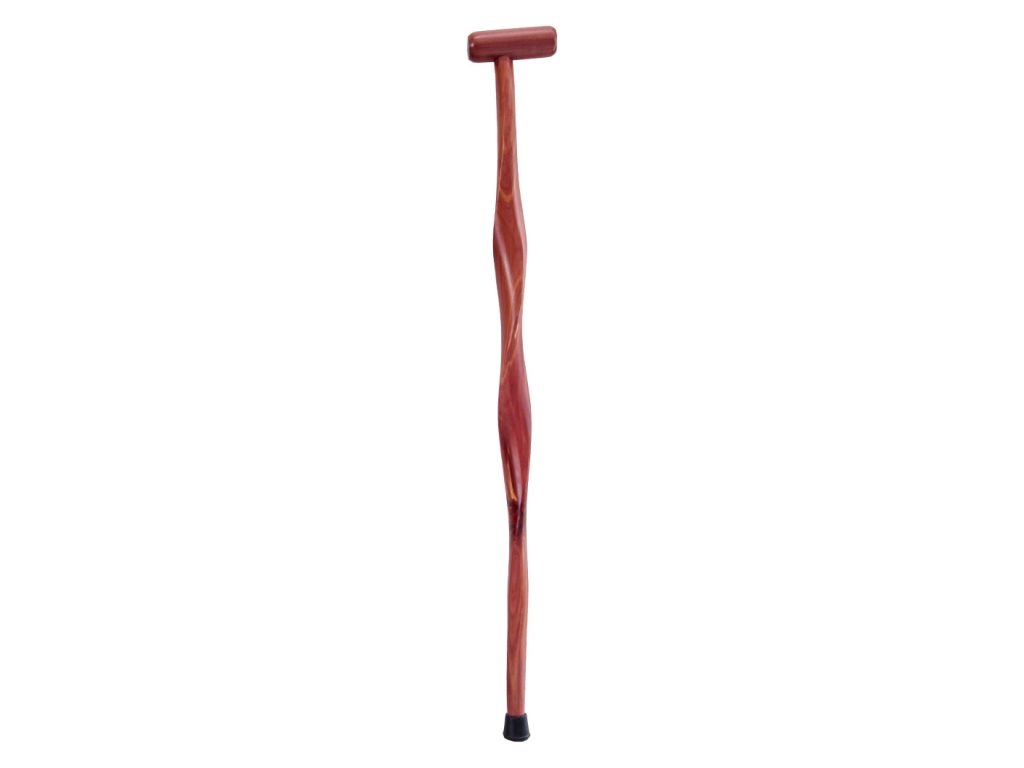 Twisted Cedar Cane with Handle Decorative Object