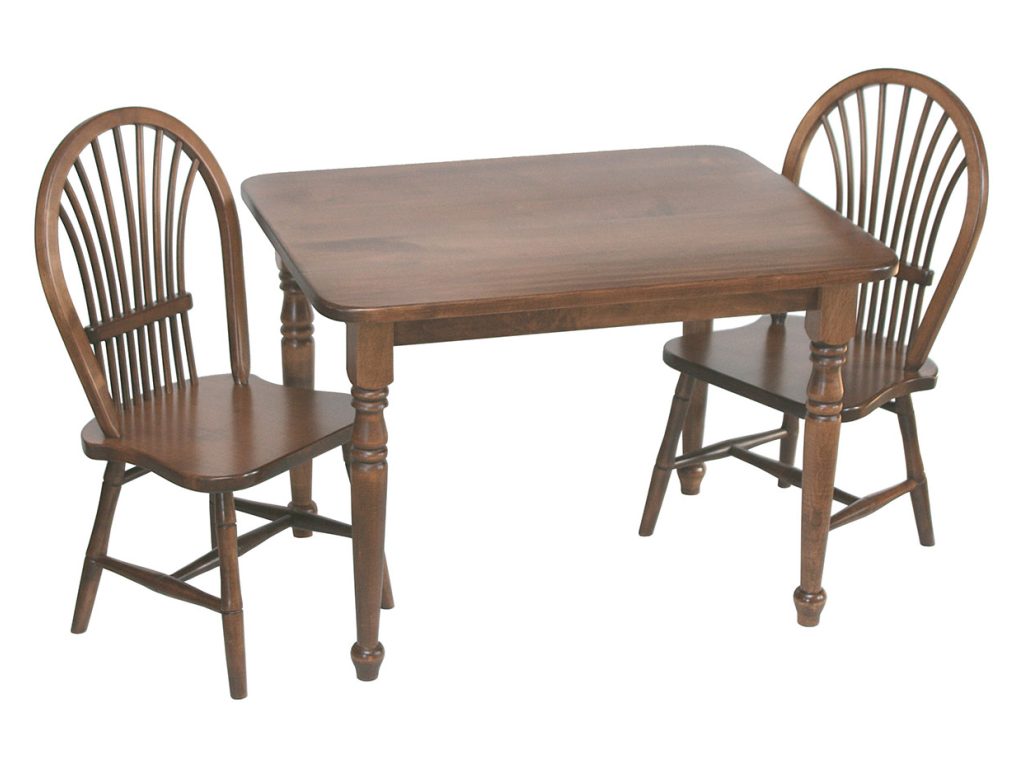 Amish Furniture of NE Sheaf Child’s Chair, alternate view