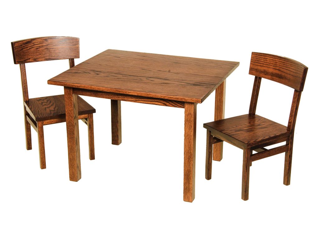 Amish Furniture of NE Newbury Child’s Chair, alternate view