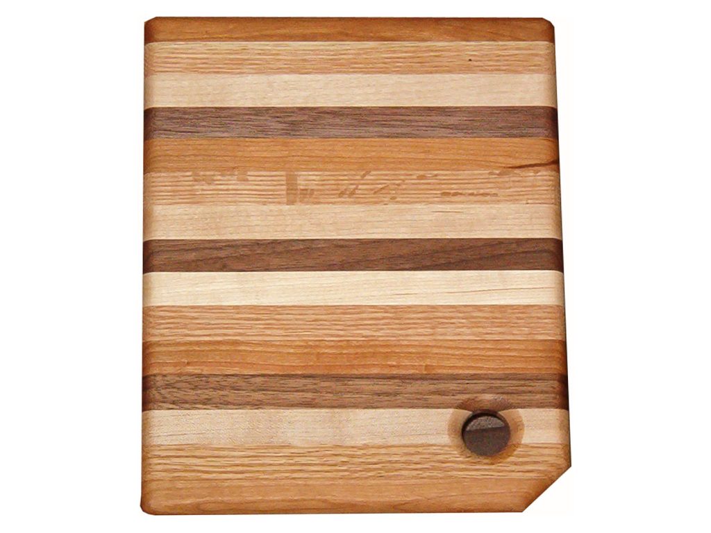 Narrow Striped Cutting Board Decorative Object