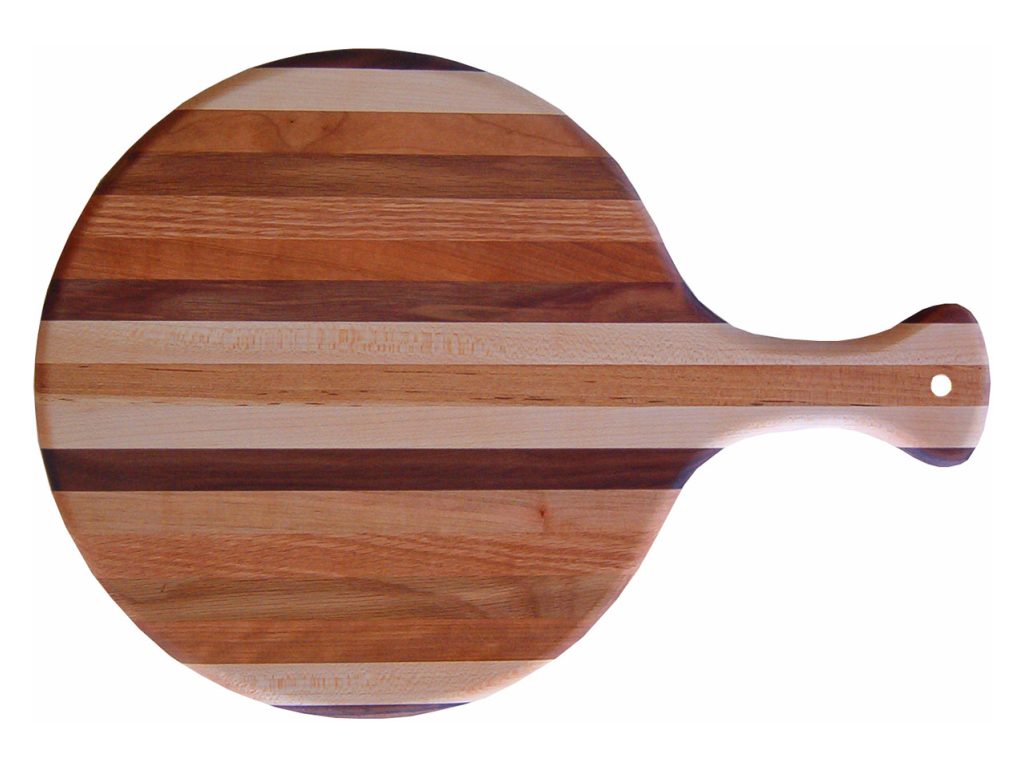 Amish Furniture of NE 1 Handle Pizza Server Cutting Board