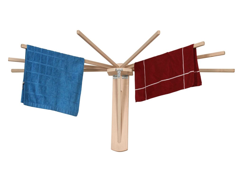 Wall Mount Drying Rack – Flip Up Rack/Stand