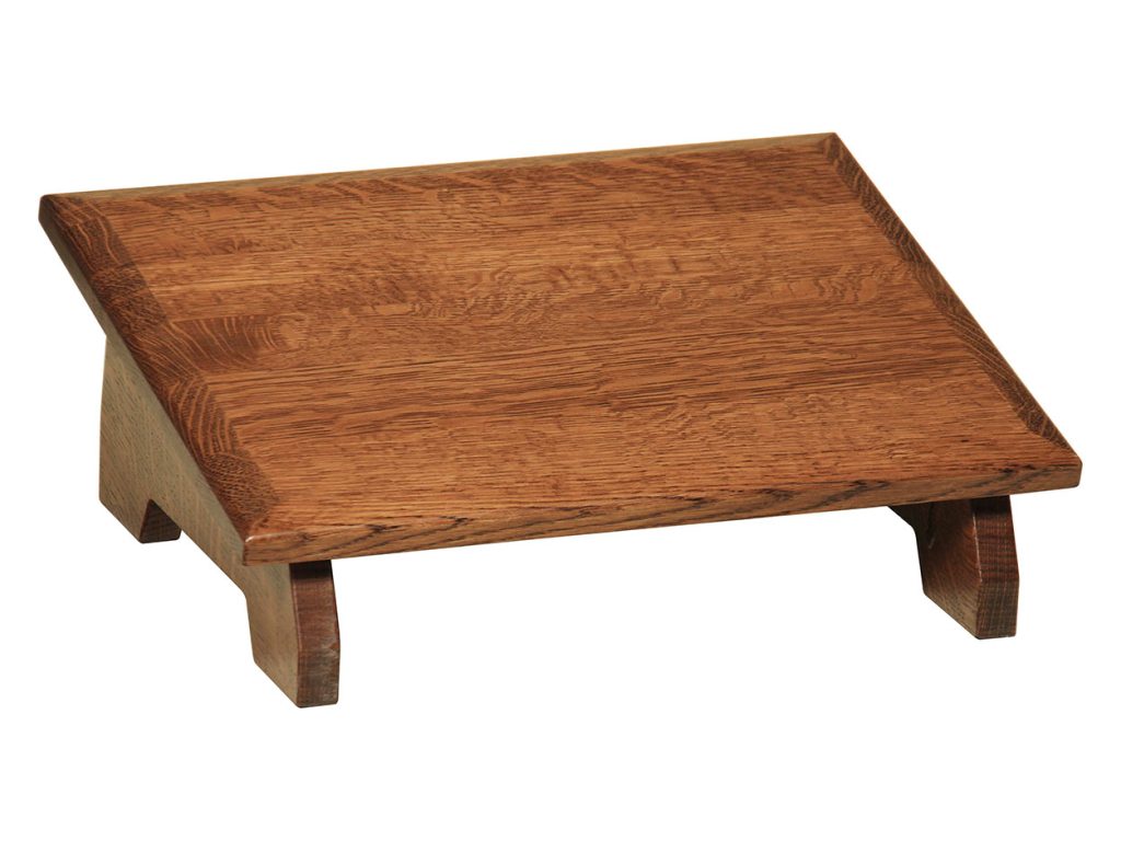Amish Furniture of NE Footstool – Slanted Mission