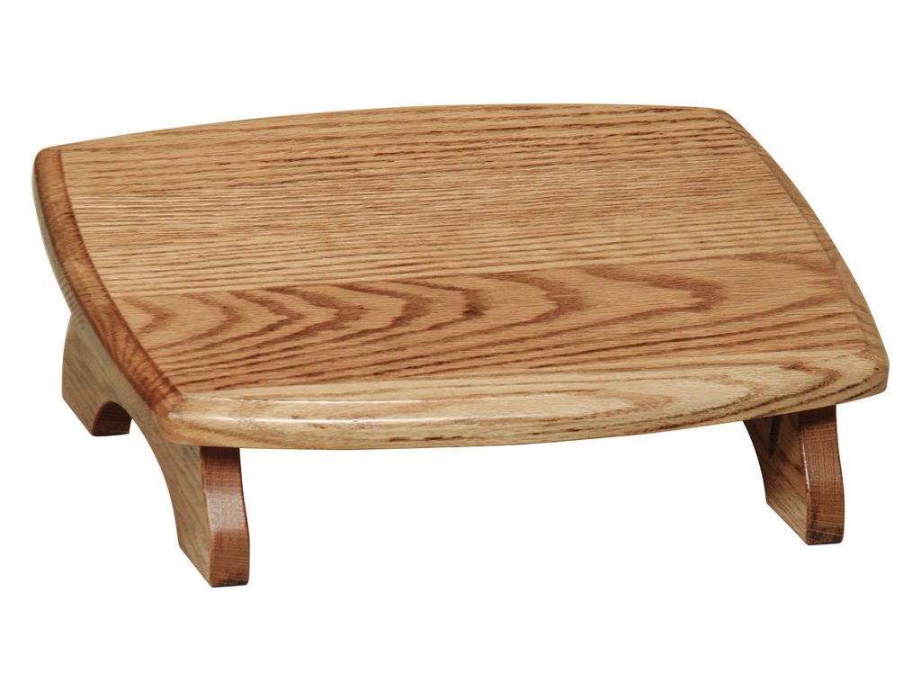 Amish Furniture of NE Footstool – Slanted Traditional