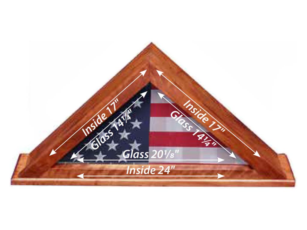 Amish Furniture of NE Flag Display, alternate view