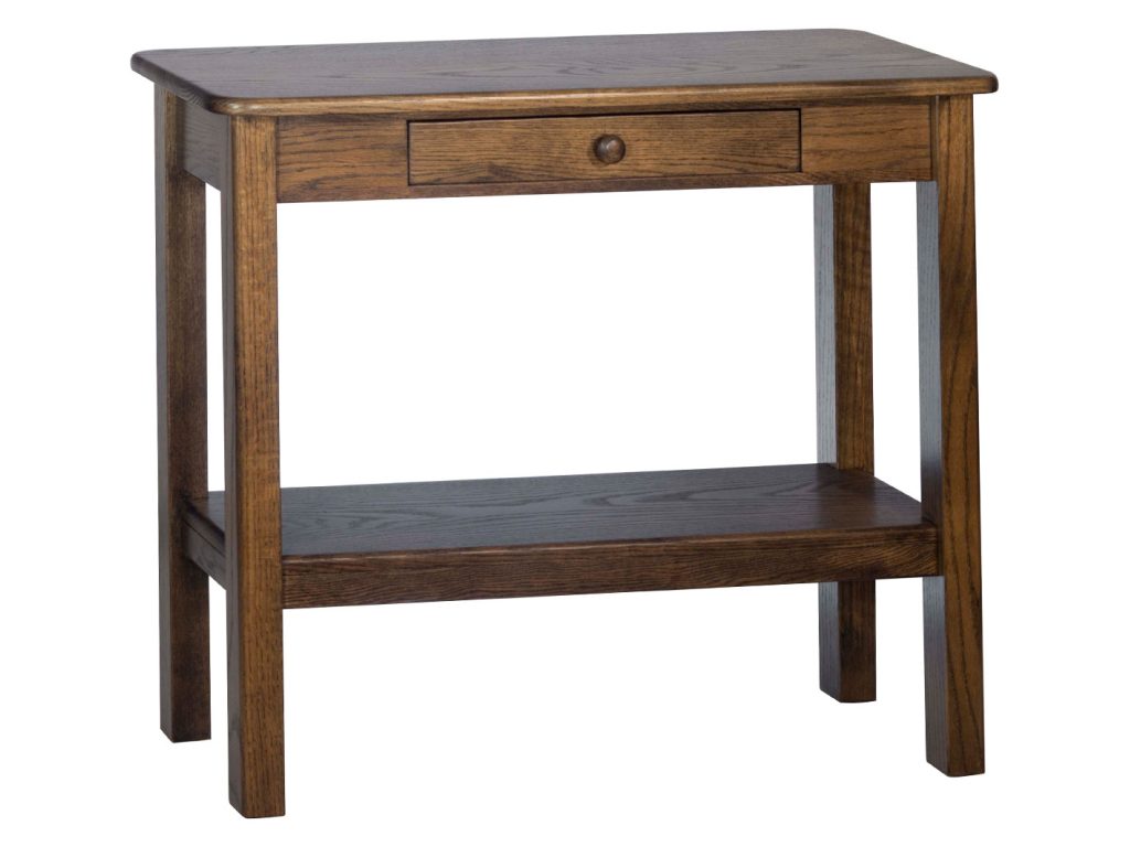Amish Furniture of NE Harrison Hall Table with Drawer Console Table