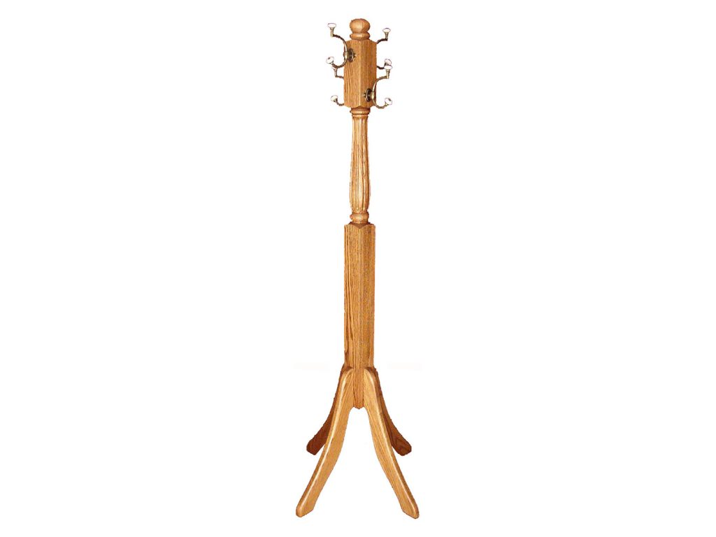Amish Furniture of NE Fluted Hall Tree