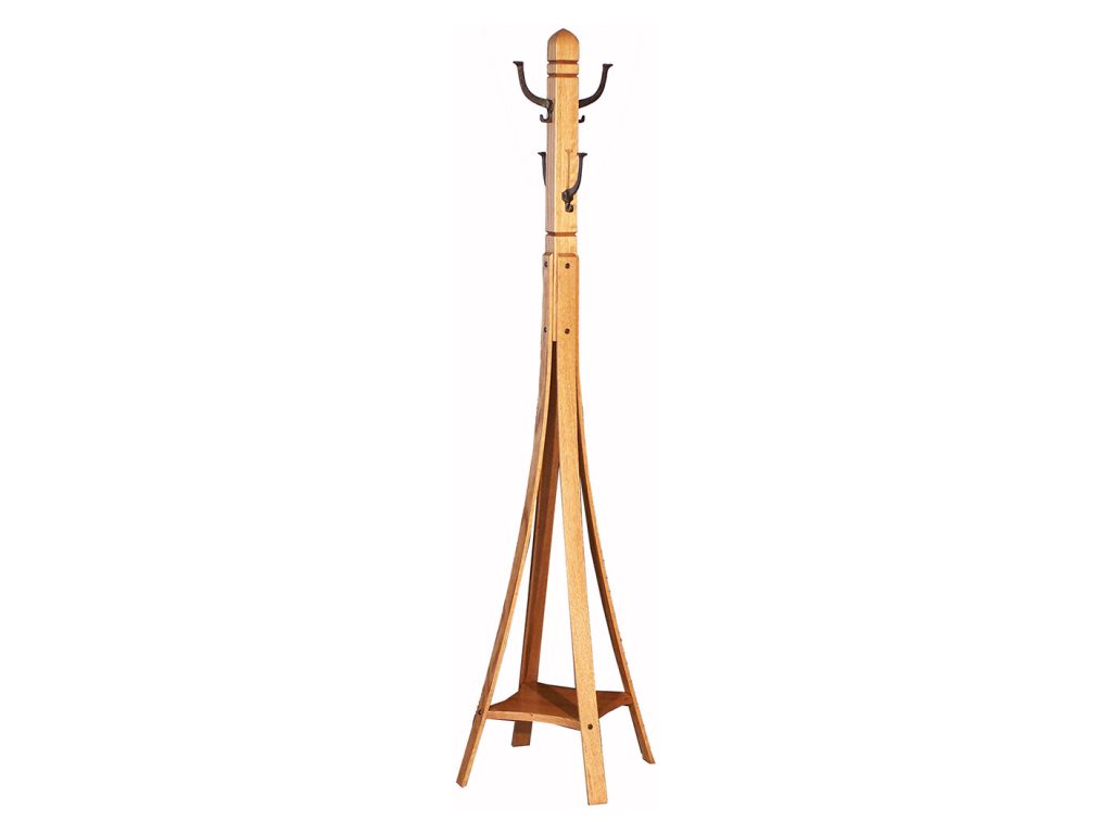 Amish Furniture of NE Slatted Mission Hall Tree
