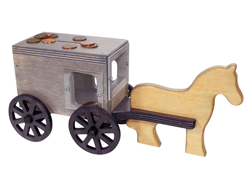 Amish Furniture of NE Horse and Buggy Coin Bank