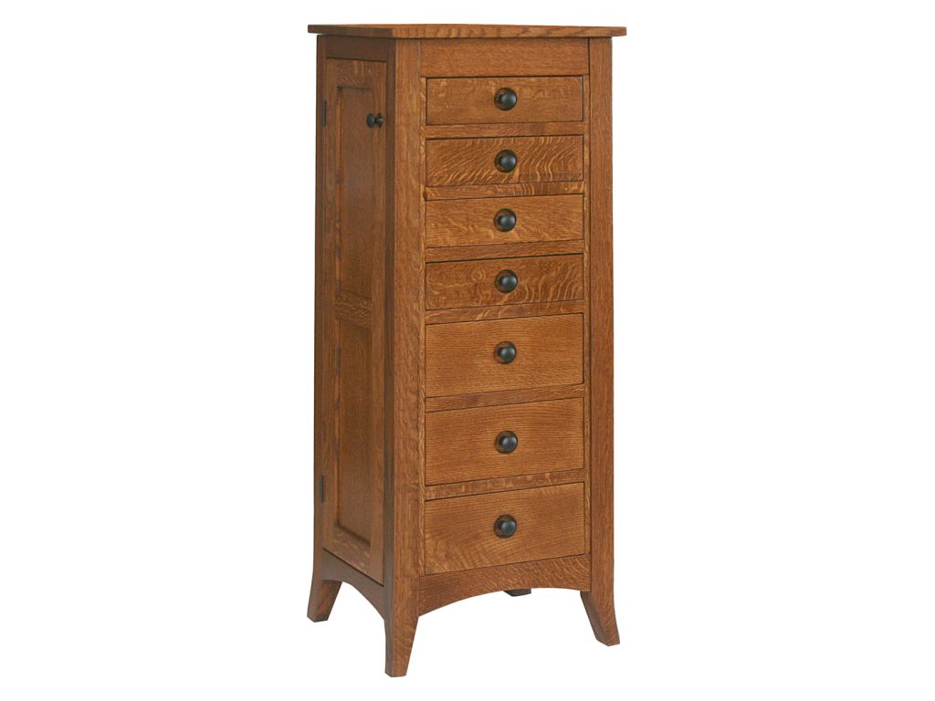 Amish Furniture of NE Shaker Hill Jewelry Armoire