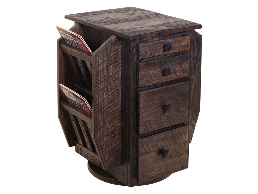 Amish Furniture of NE Magabout with Cup Holder Rack/Stand