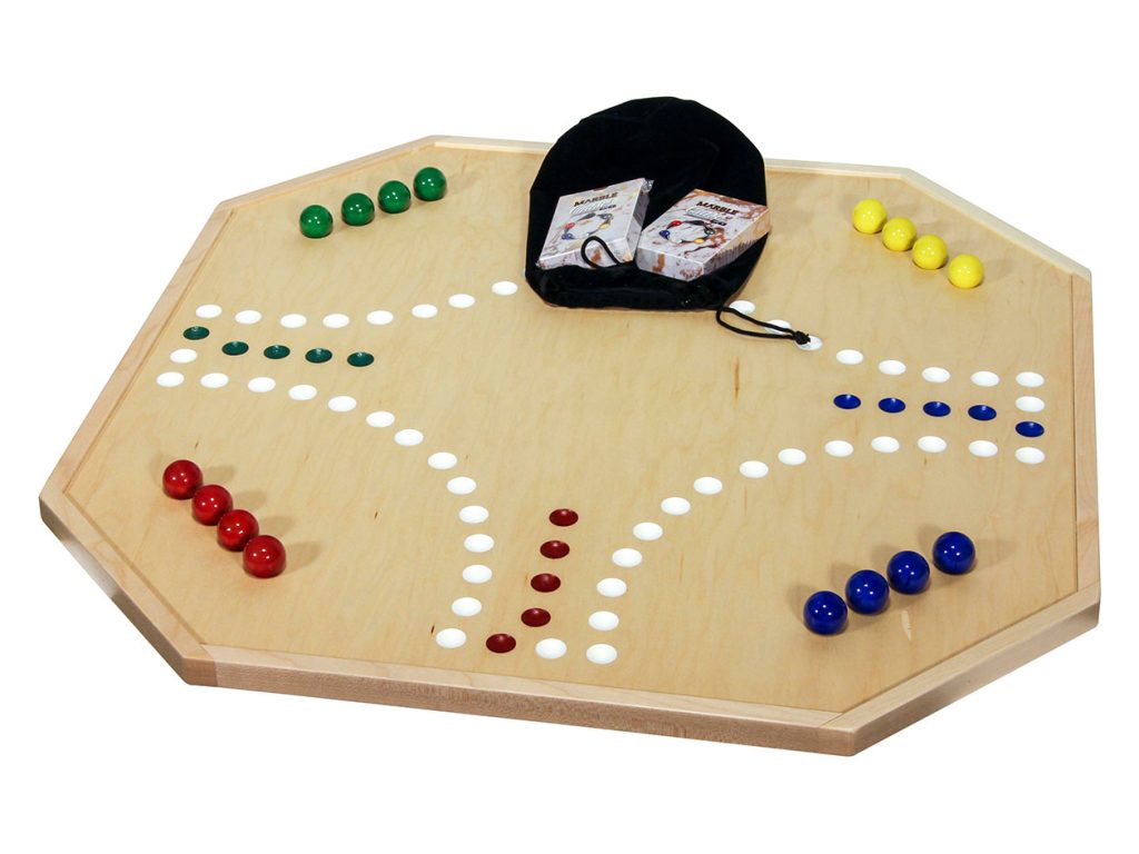 Marble Chase Game Decorative Object, alternate view