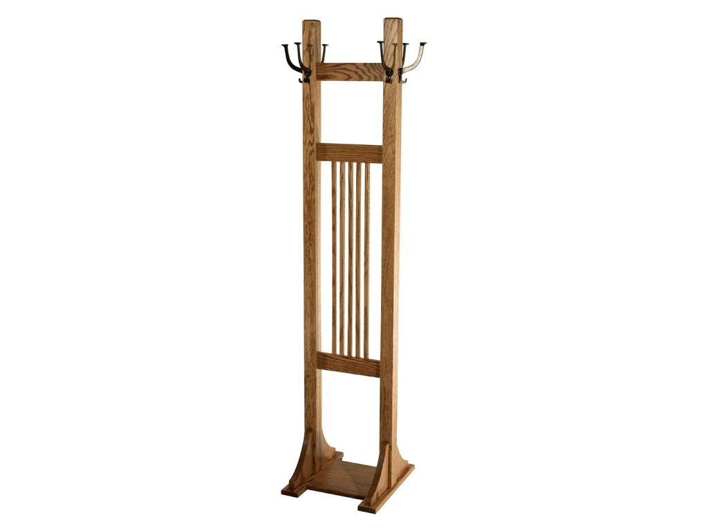 Amish Furniture of NE Mission Double Coat Tree
