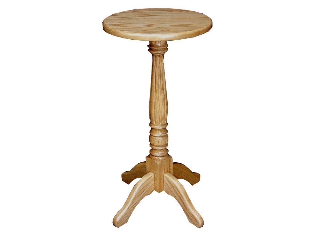Amish Furniture of NE Fluted Plant Stand