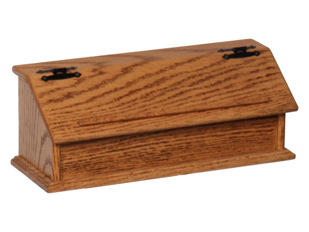 Amish Furniture of NE Double Recipe Box