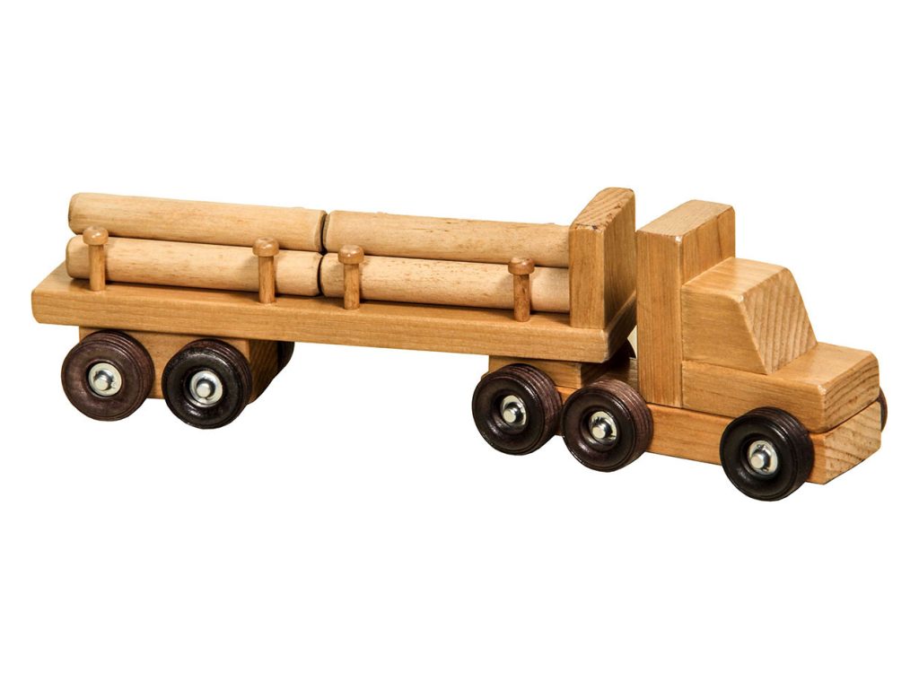 Log Truck Decorative Object