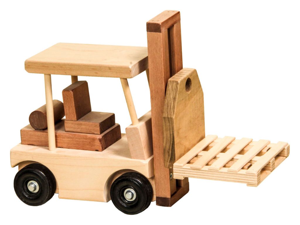 Forklift with Pallet Decorative Object