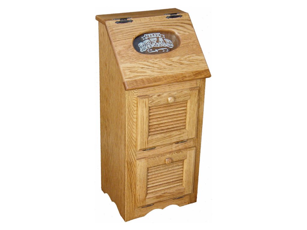 Veggie Bin with Louver Doors Decorative Object