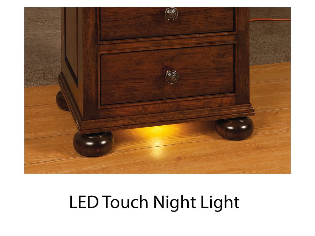 Amish Furniture of NE Mulholland Nightstand Bedside Table, alternate view