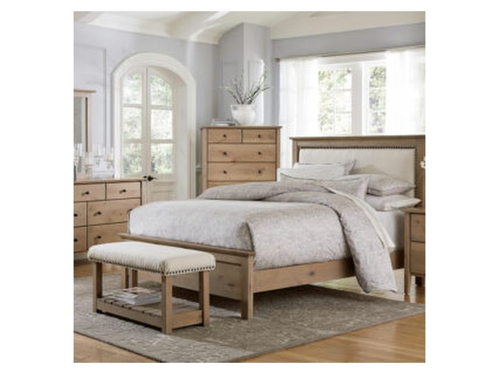 Amish Furniture of NE Medina Bench, alternate view