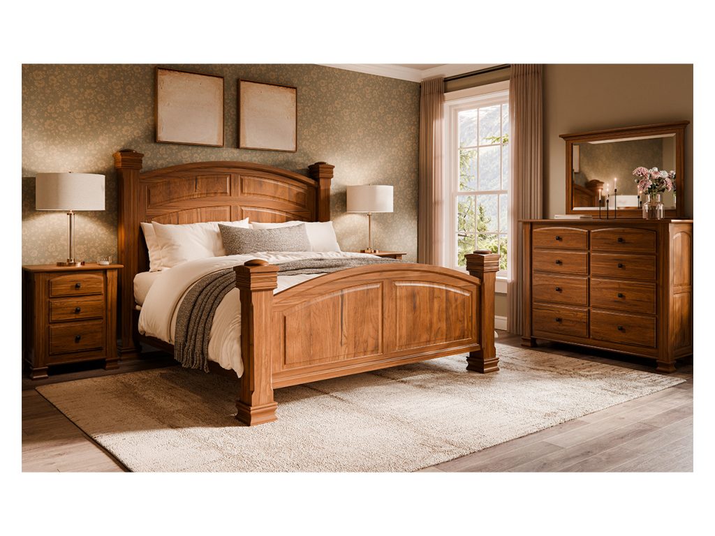 Amish Furniture of NE Charleston Armoire Armoire Cabinet, alternate view