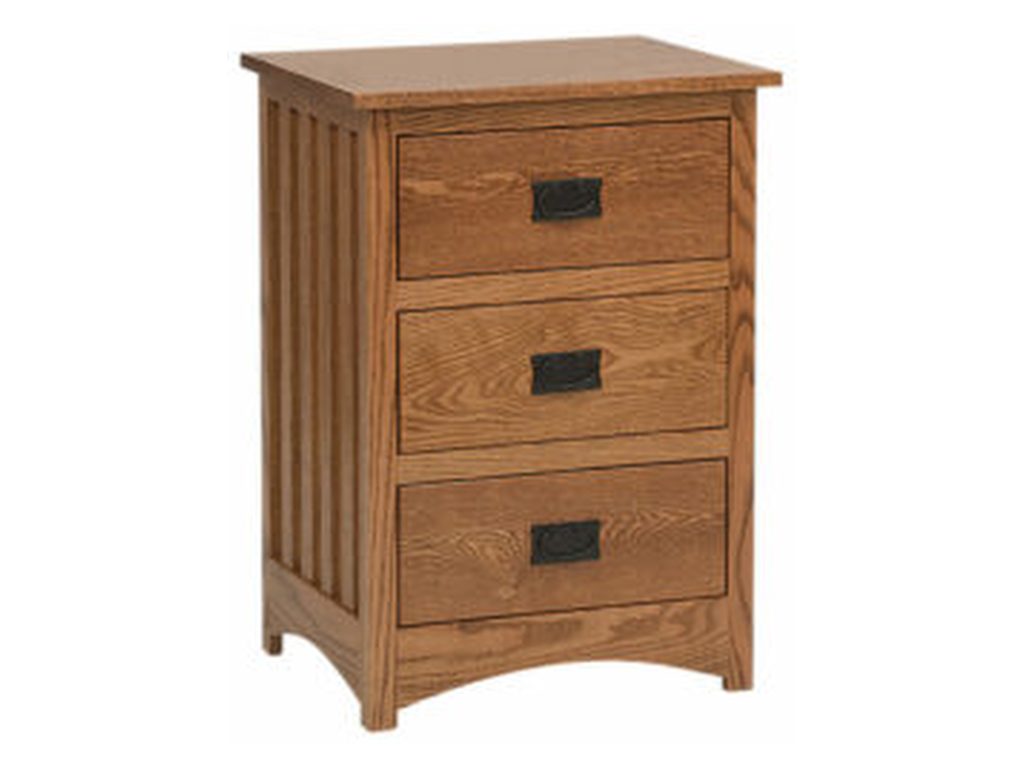 Schwartz Mission Nightstand – 32″H Bedside Table