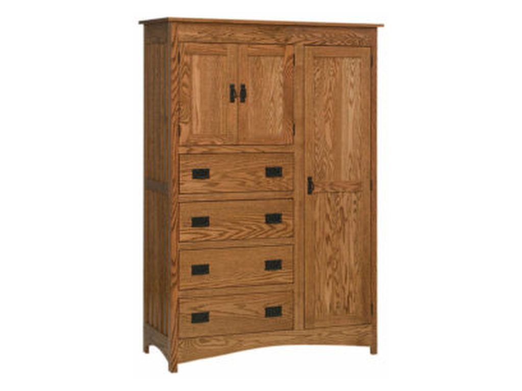 Schwartz Mission Chifforobe Armoire Cabinet