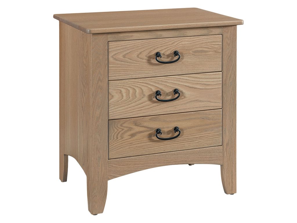 Amish Furniture of NE Somerset 3 Drawer Nightstand