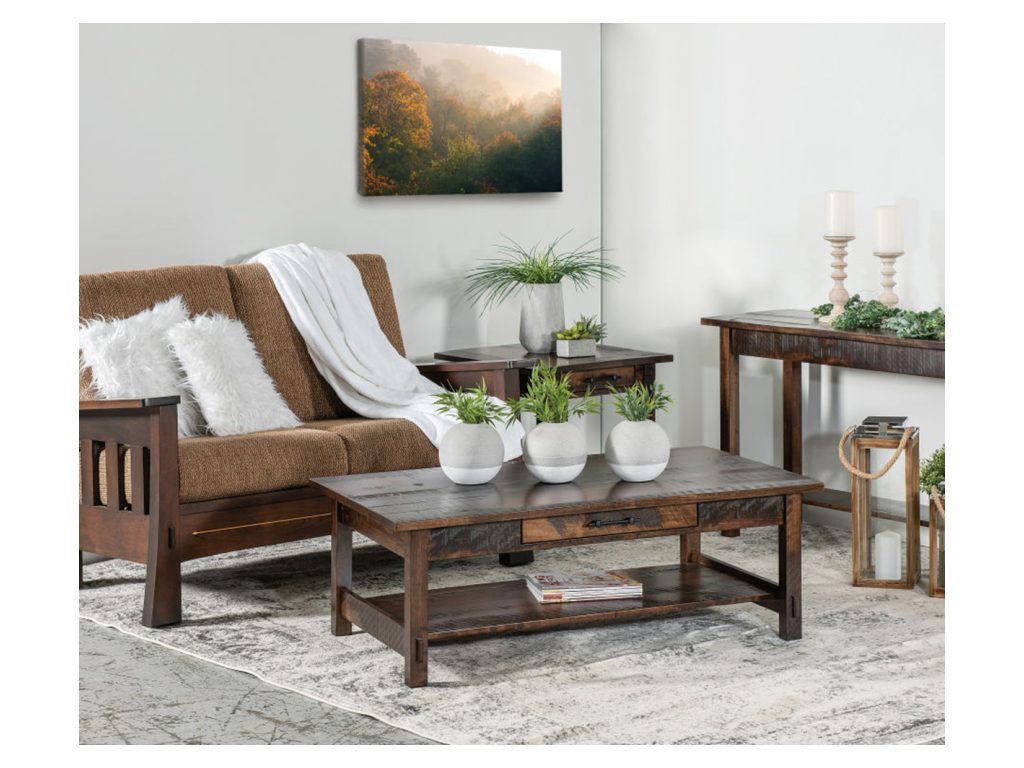 Amish Furniture of NE Springhill Lift-Top Table Table Top, alternate view