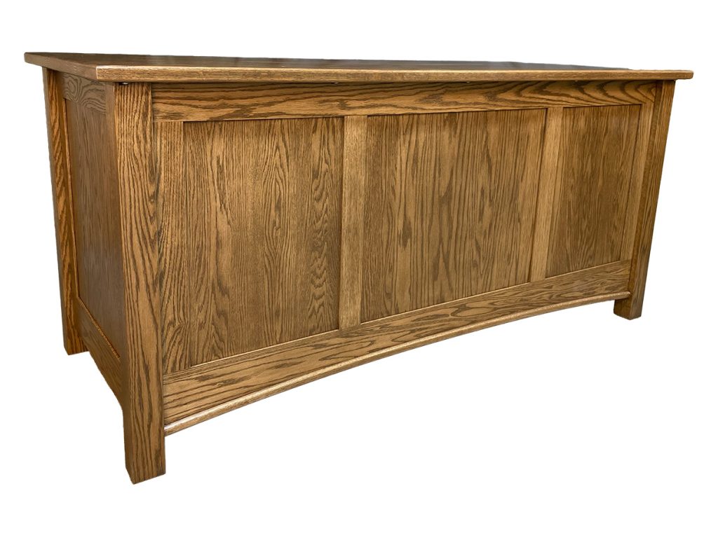 Trenton Desk with Finished Back Writing Desk, alternate view