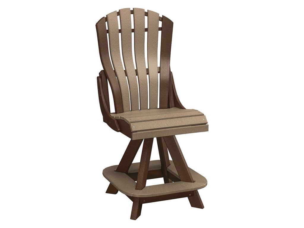 Amish Furniture of NE Bentback Swivel Side Chair Swivels & Glider