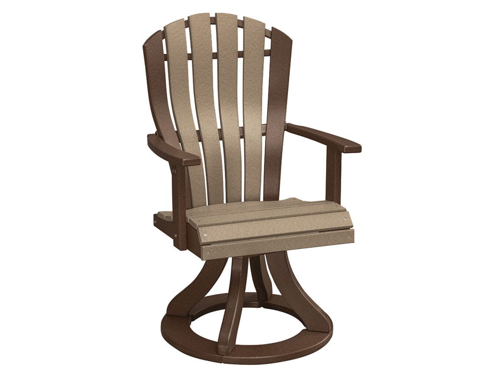 Amish Furniture of NE Bentback Swivel Dining Chair