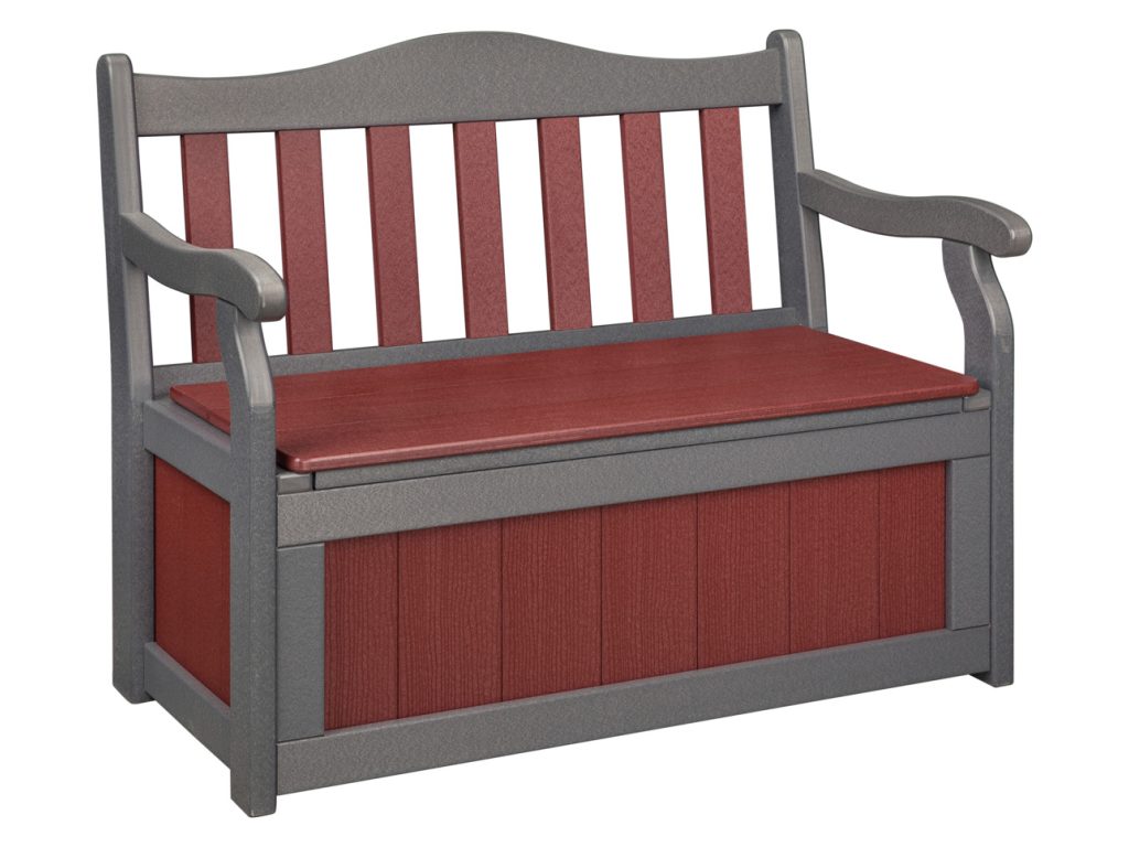 Amish Furniture of NE 4’ Garden Bench With Storage