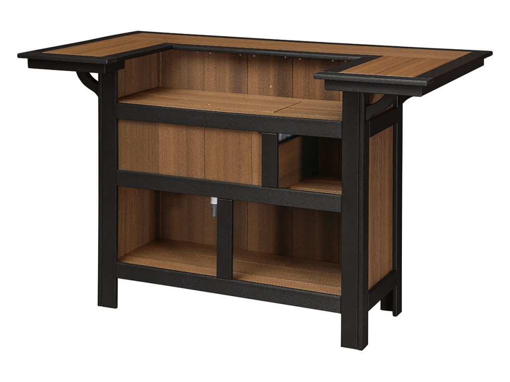 Amish Furniture of NE Serving Bar/Island With Cooler Option Accessory