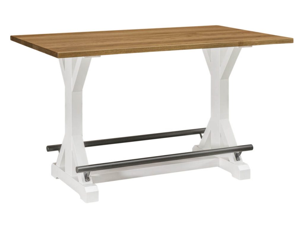 Amish Furniture of NE Fenway Trestle Pub Table