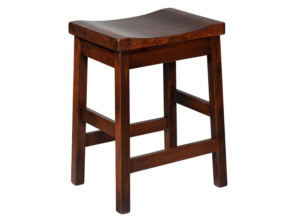 Amish Furniture of NE Wayland Backless Barstool
