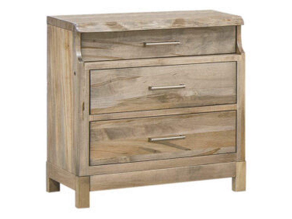 Amish Furniture of NE Westmere 3 Drawer Nightstand