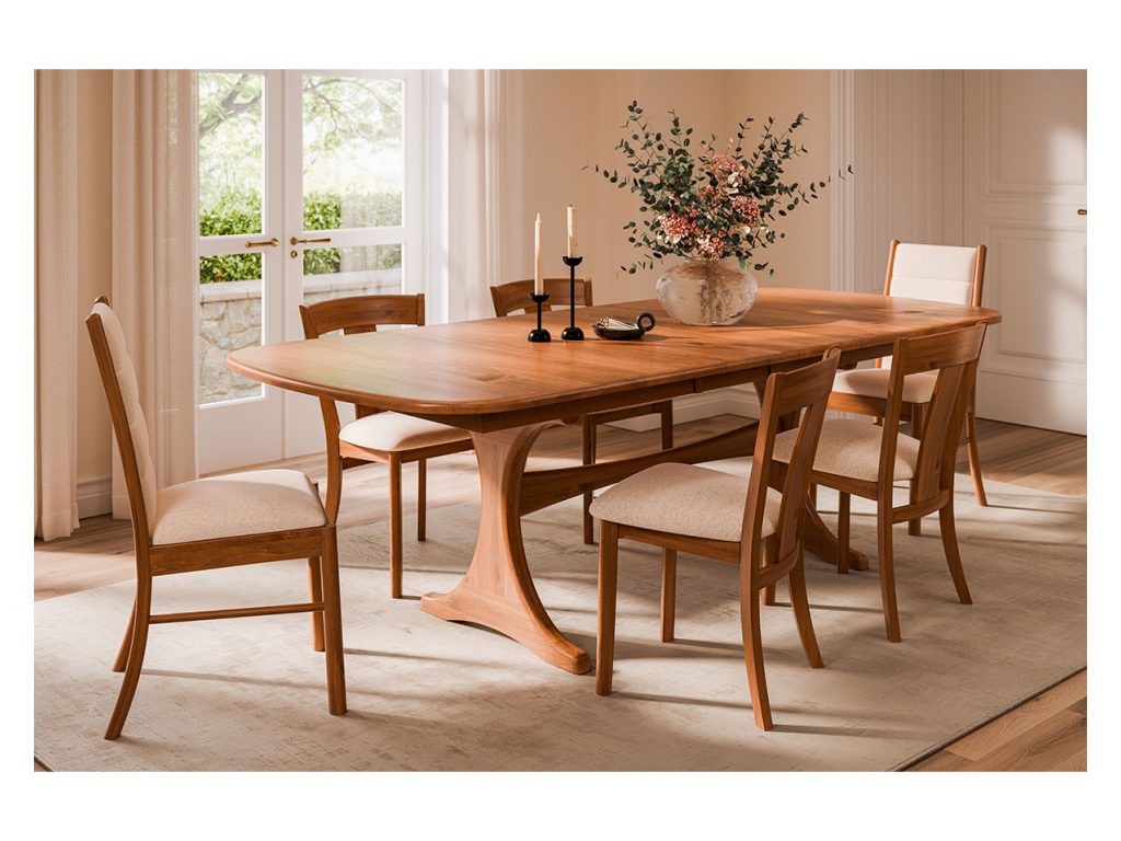 Kirkland Trestle Table, alternate view