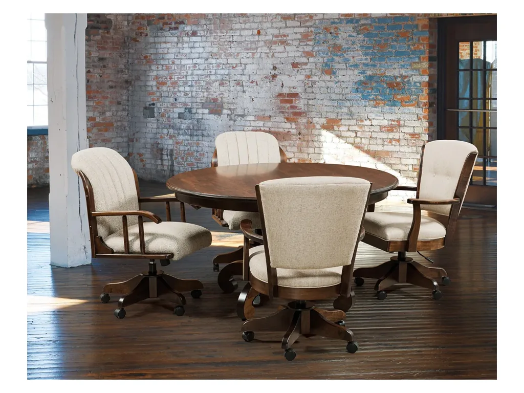 Amish Furniture of NE Lansfield Arm Desk Chair, alternate view