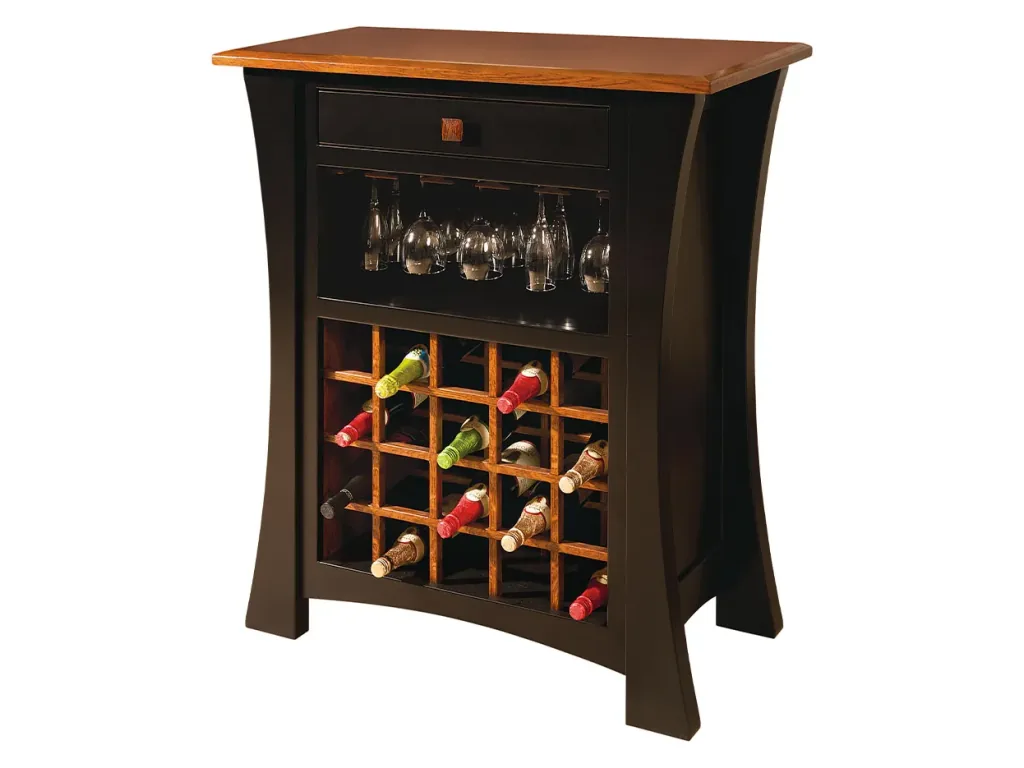 Amish Furniture of NE Arts & Crafts Wine Buffet