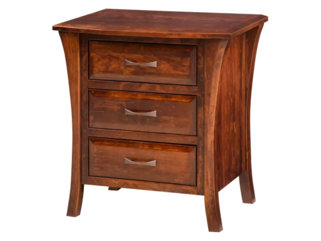 Amish Furniture of NE Ensenada 3 Drawer Nightstand