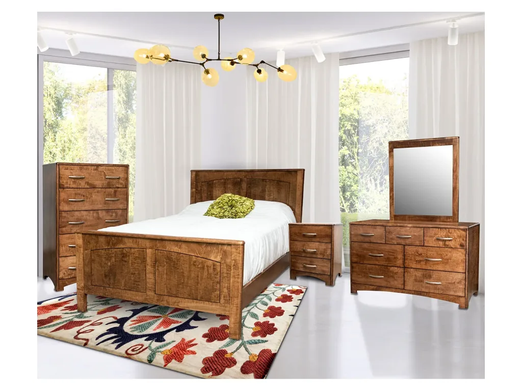 Amish Furniture of NE Zephyr 7 Drawer Dresser Mirror